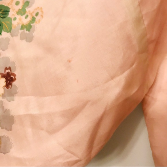 SOLD Vintage Silk Kimono Style Robe Made in Japan - Picture 5 of 8